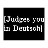 Judges You In Deutsch (Print Only) thumbnail
