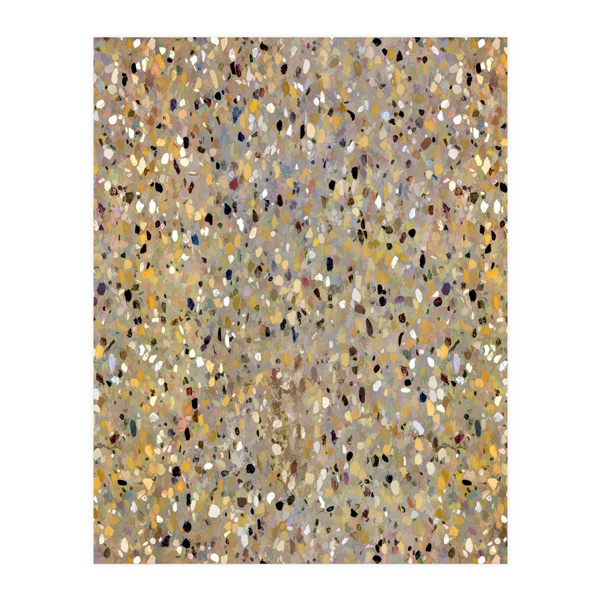Golden Brown Terrazzo (Print Only)