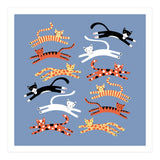 Cats Leaping (Print Only) thumbnail