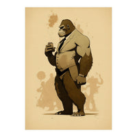 Gorilla Comic Fashion Sketch (Print Only)