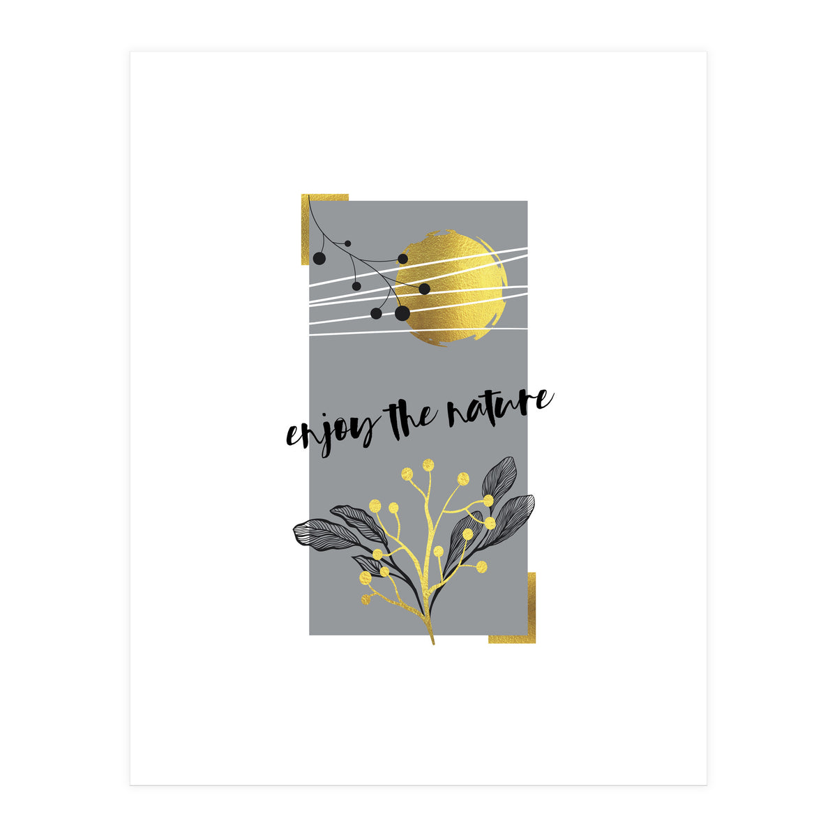 Reflection on the essentials - Enjoy the nature (Print Only)