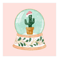 Cactus Snow Globe (Print Only)