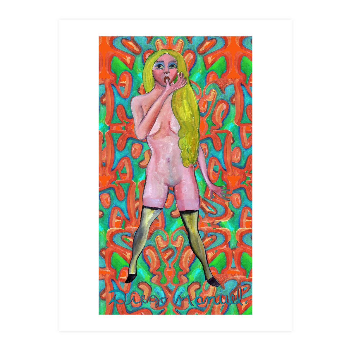 Chica Con Medias 2 Bb (Print Only)