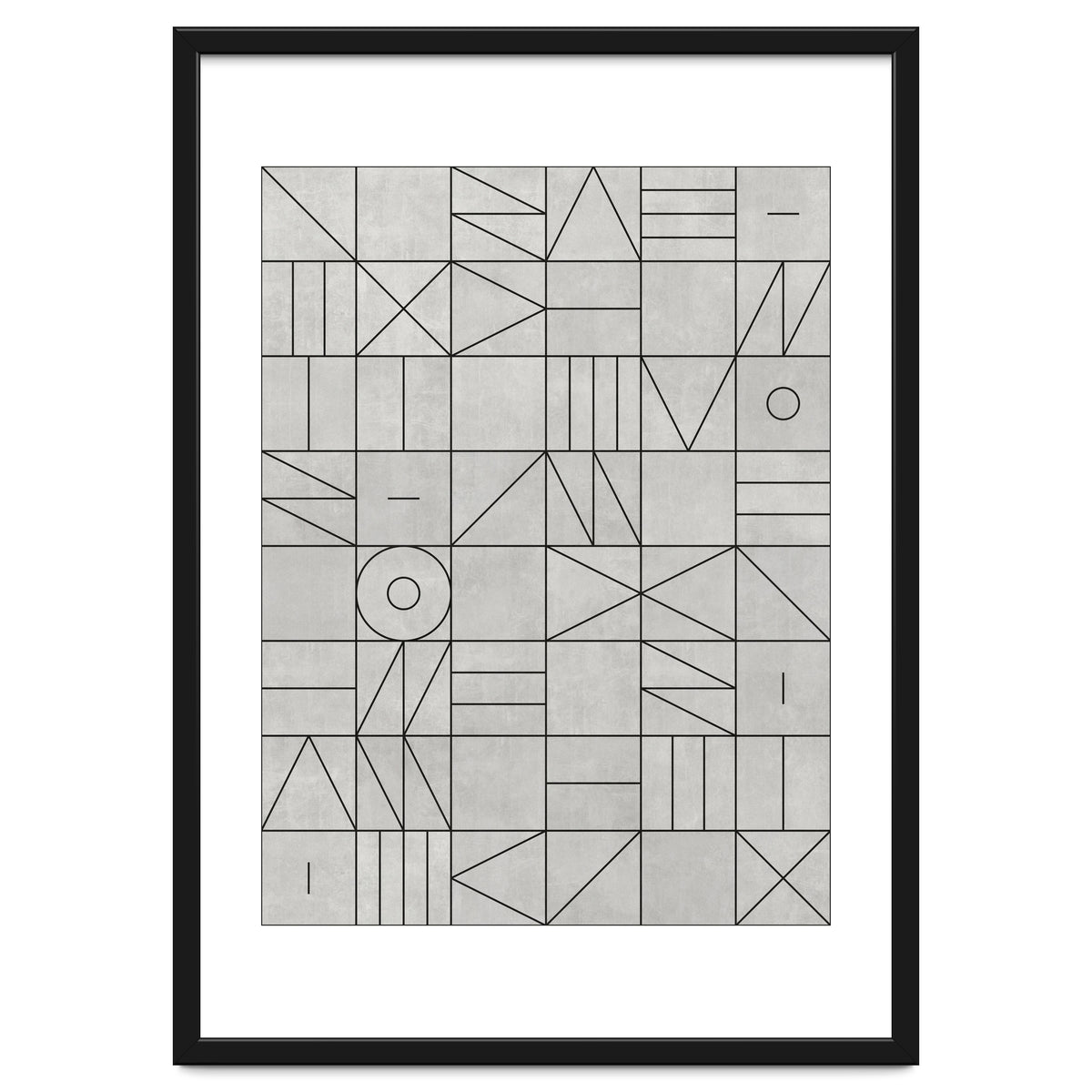 My Favorite Geometric Patterns No.3 - Grey