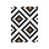 Urban Tribal Pattern No.16 - Aztec - Concrete and Wood (Print Only) thumbnail