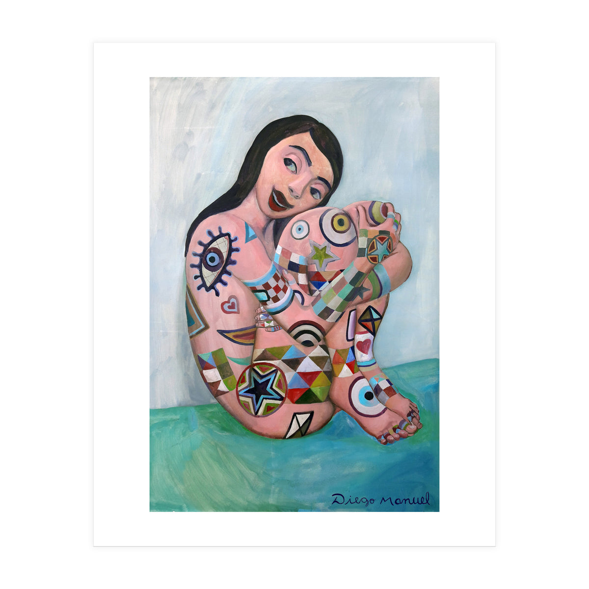 Chica Tatuada 2 B (Print Only)