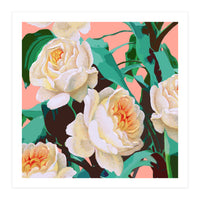 Tropical & White Blossom (Print Only)