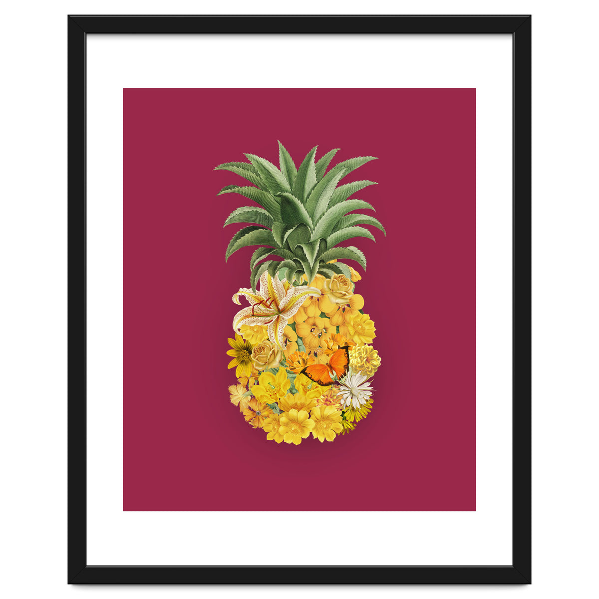 Pineapple Floral Pink