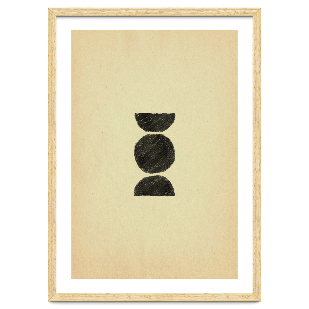 Abstract mid-century modern shapes