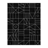 My Favorite Geometric Patterns No.9 - Black (Print Only) thumbnail