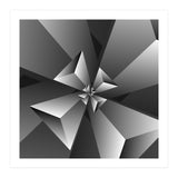 Blackish Trendy Triangle Pattern (Print Only) thumbnail