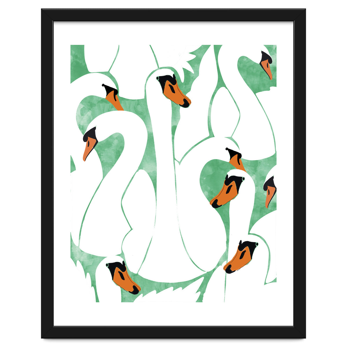 White Calm Was Born Into A Swan