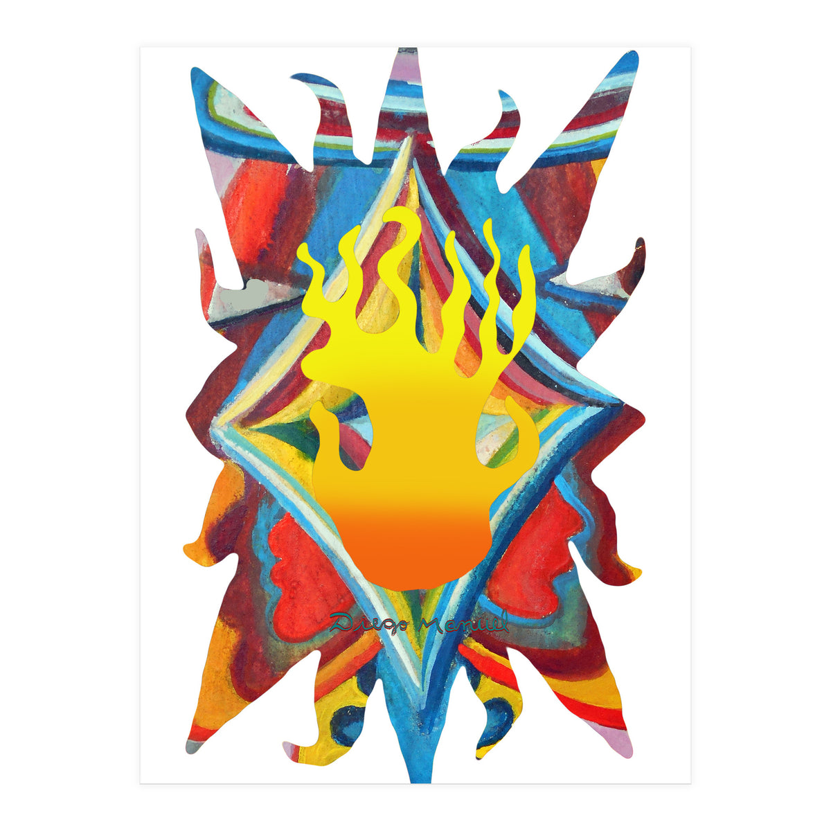 Fuego 13 Copia (Print Only)