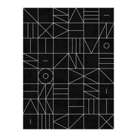 My Favorite Geometric Patterns No.9 - Black (Print Only)