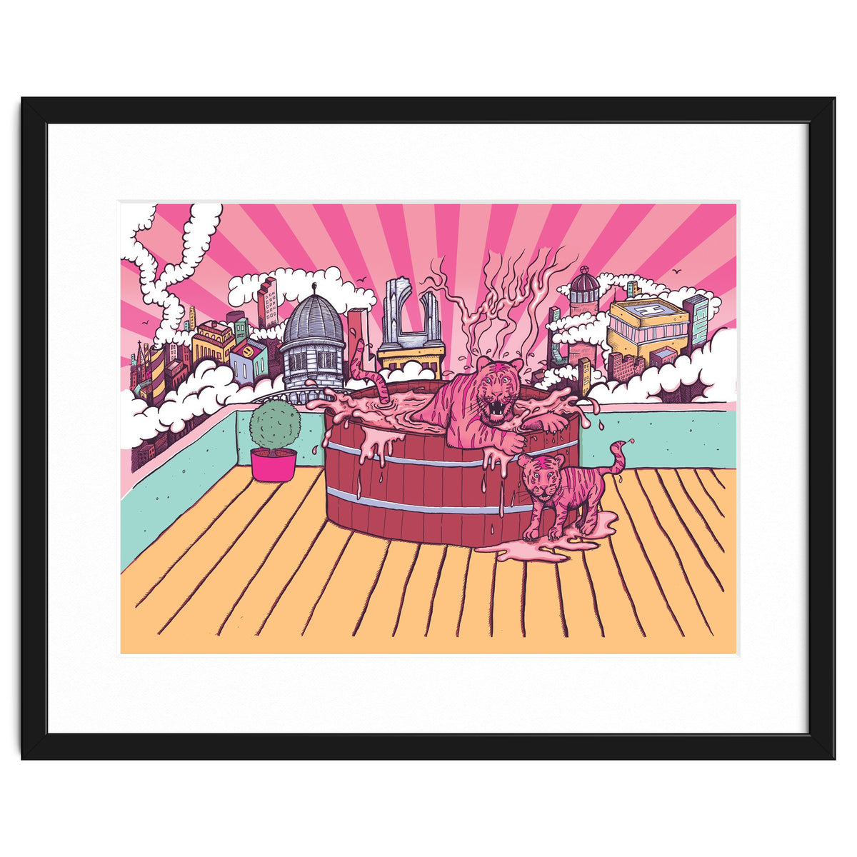 Strawberry Tigers Rooftop Jacuzzis Abbeydale Brewery x Lewy  12.4% ABV Strawberry, Chocolate, Smoked, Cherry Wood-chipped, Imperial Dessert Stout.