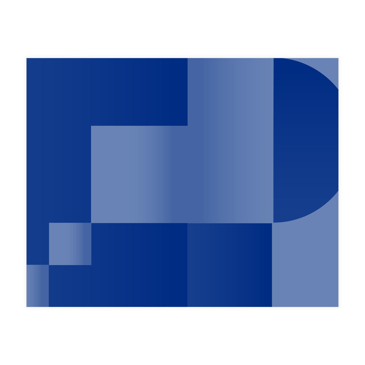 Beach at night | abstract modern (Print Only)