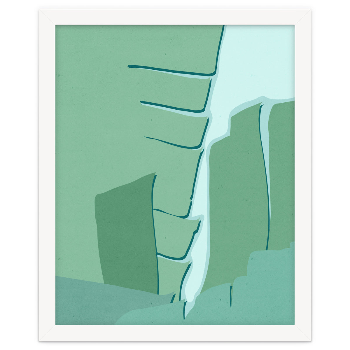 Abstract Banana Leaves One - Greener Eden