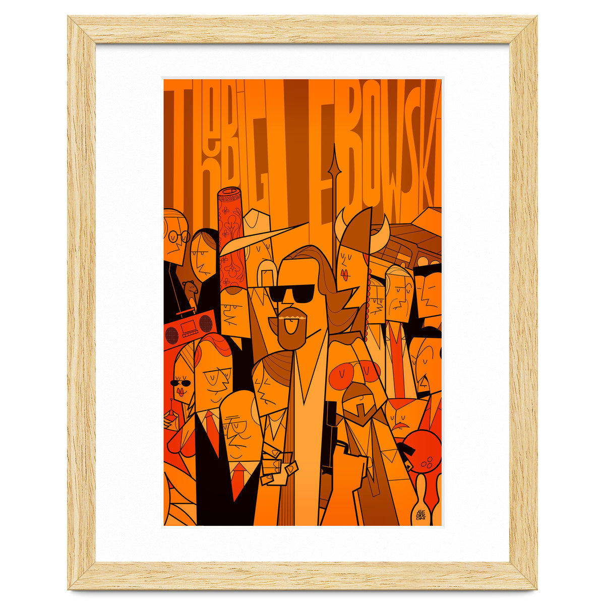 The Big Lebowski Alternative Movie Poster