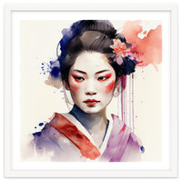 Watercolor Modern Geisha #3