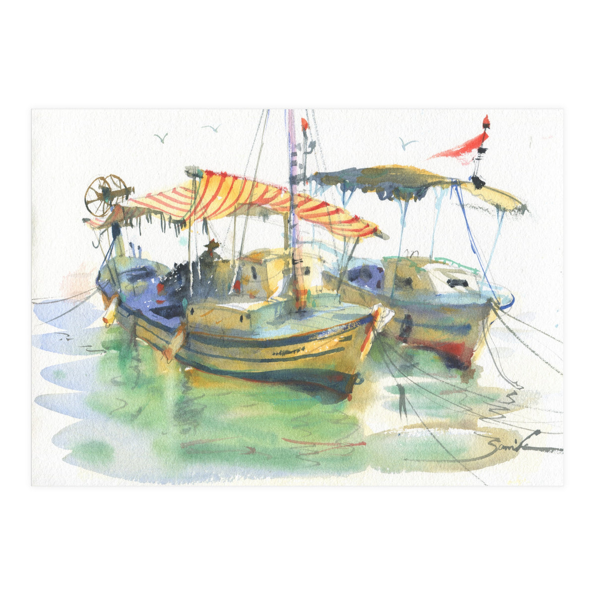 Fishing boat (Print Only)