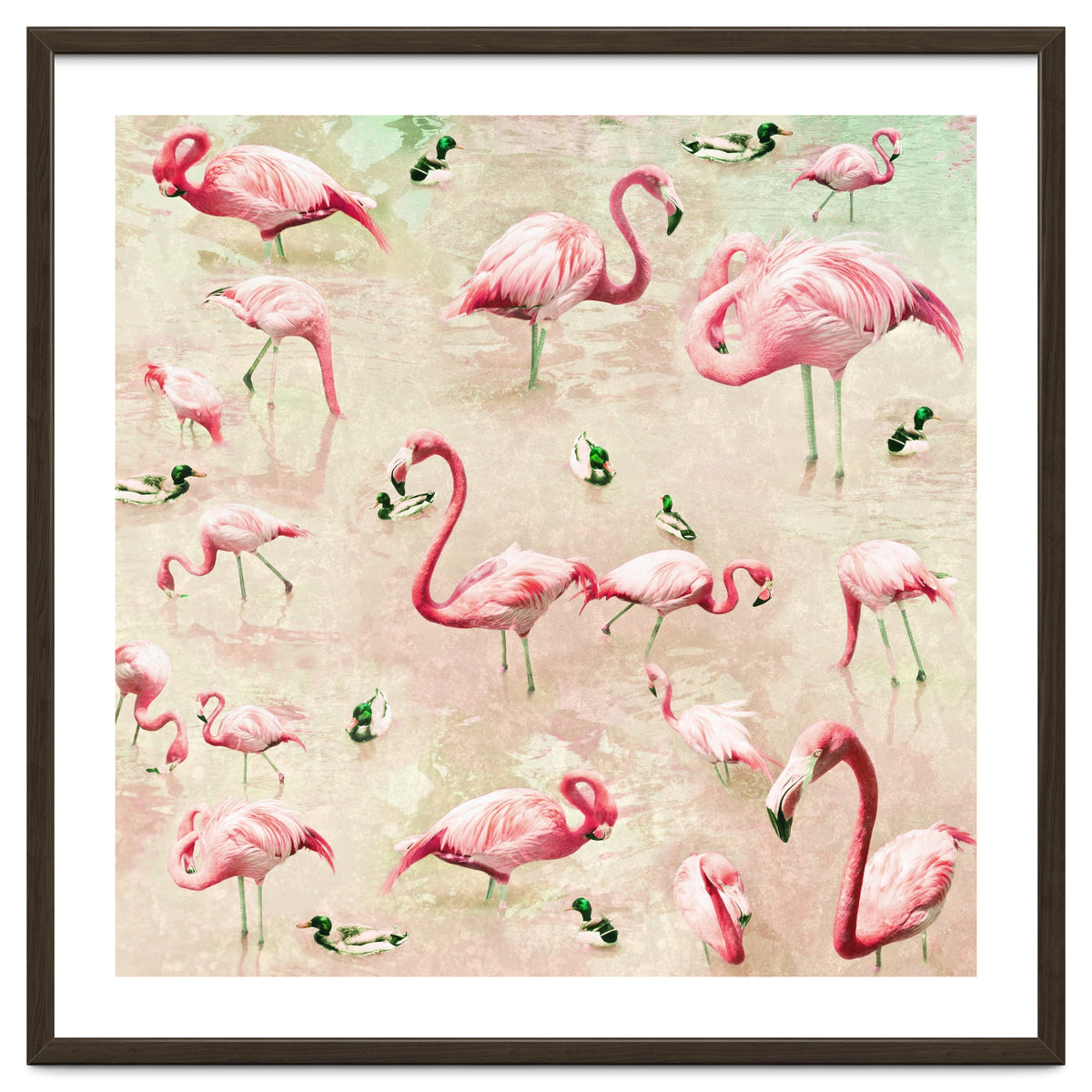 Flamingos Vintage Pink