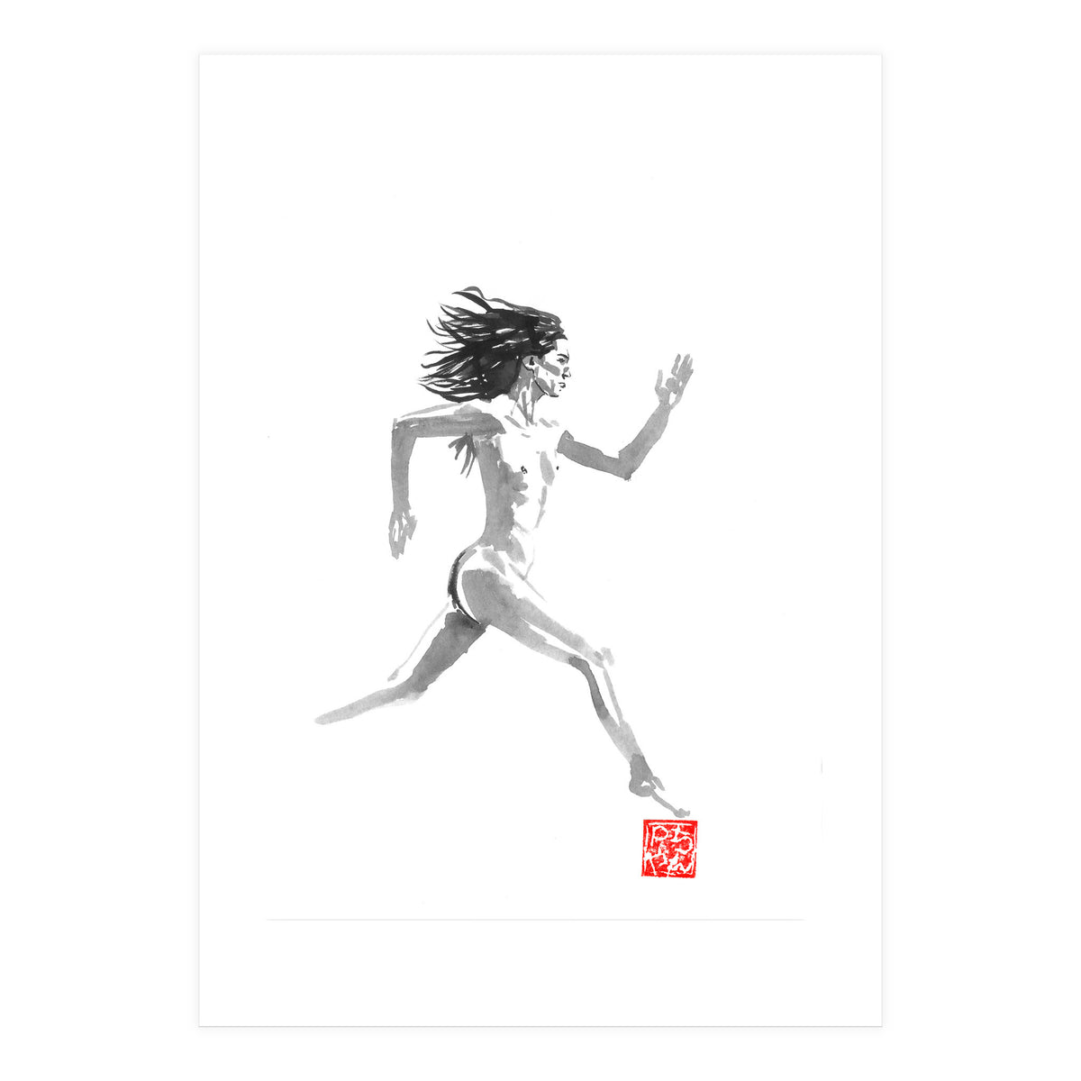 Running Nude (Print Only)