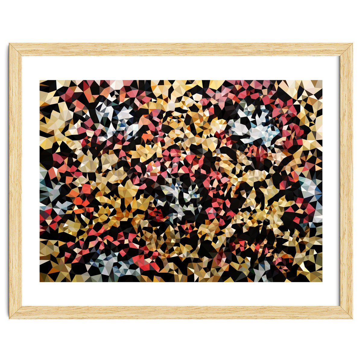 Floral Gold Geometric