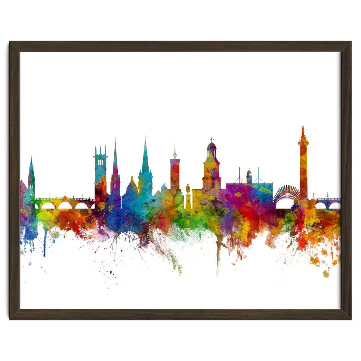 Shrewsbury England Skyline