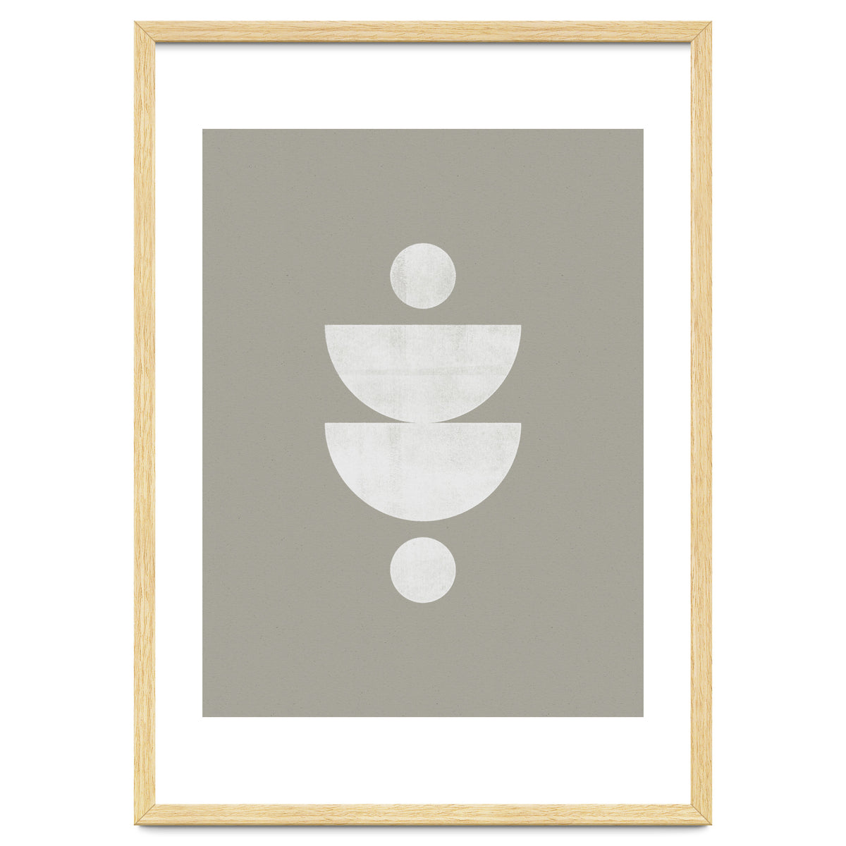 Mid-Century Modern No.23 - Woodblock Print