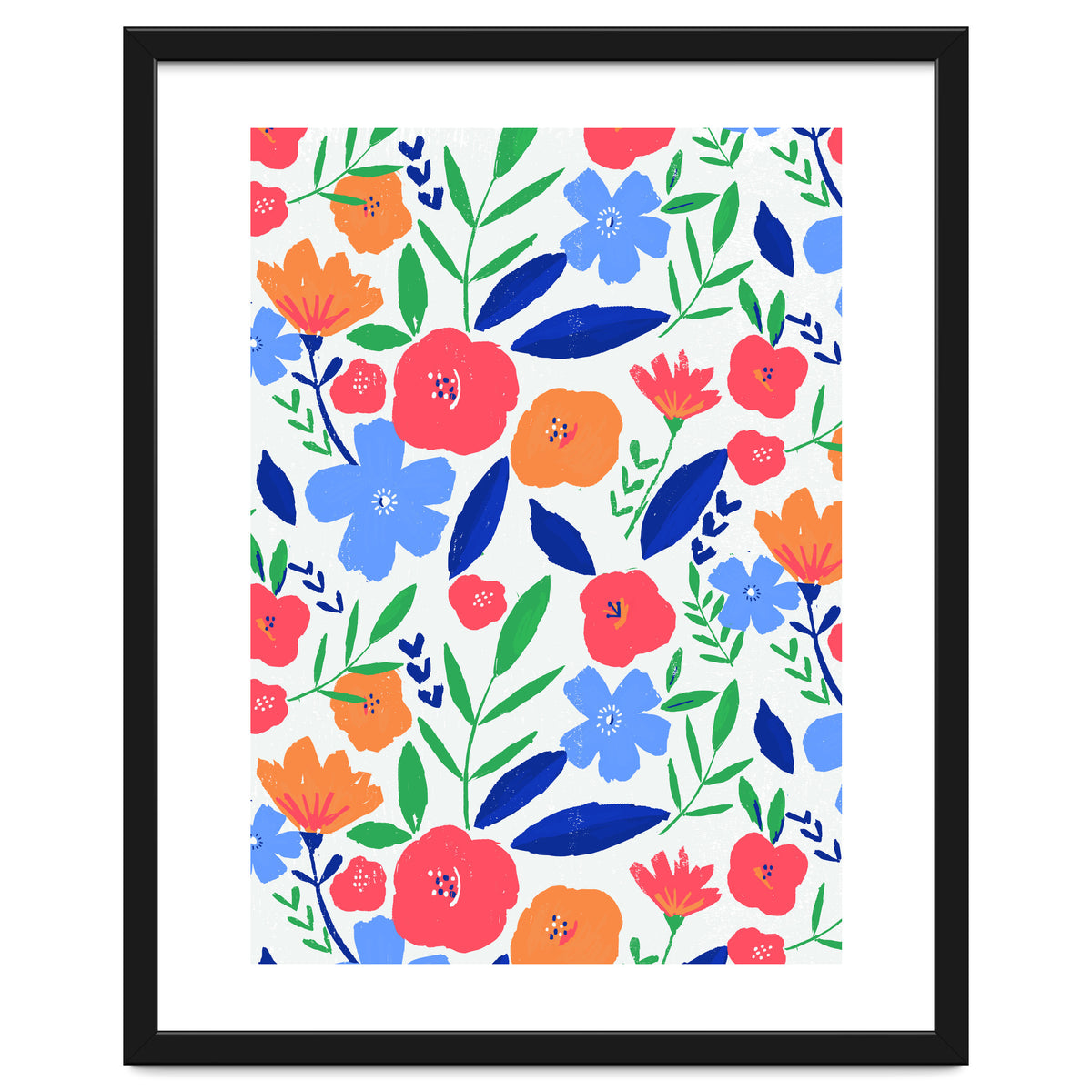 Bold Floral All Over Pattern