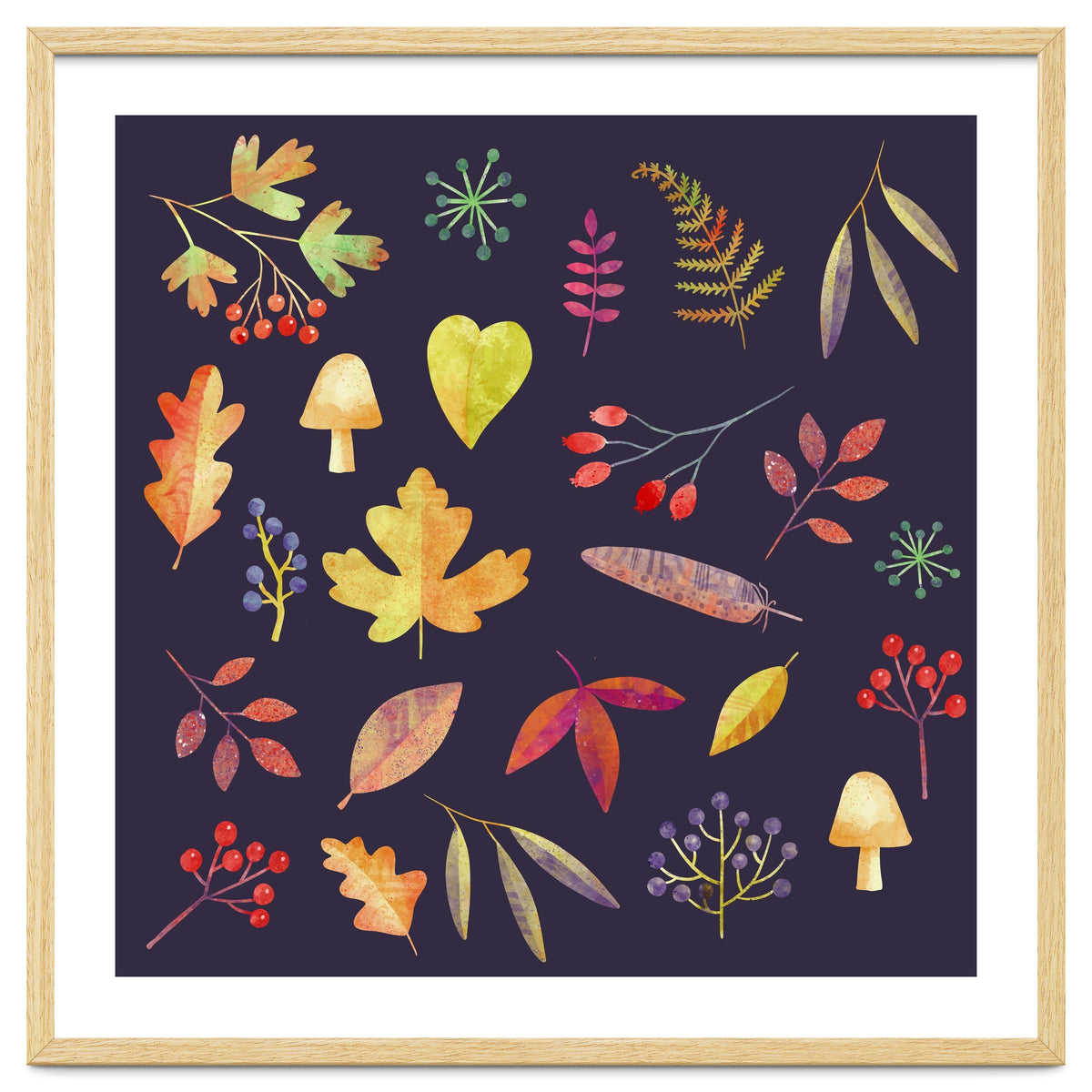 Autumn Walk In The Dark