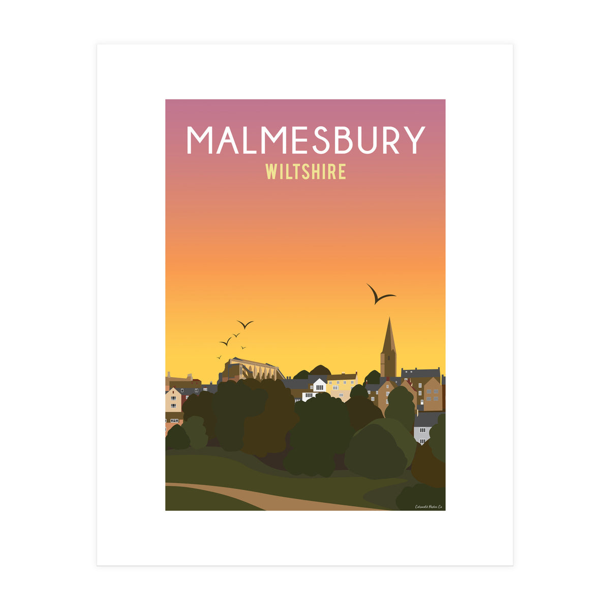 Malmesbury Sunset (Print Only)