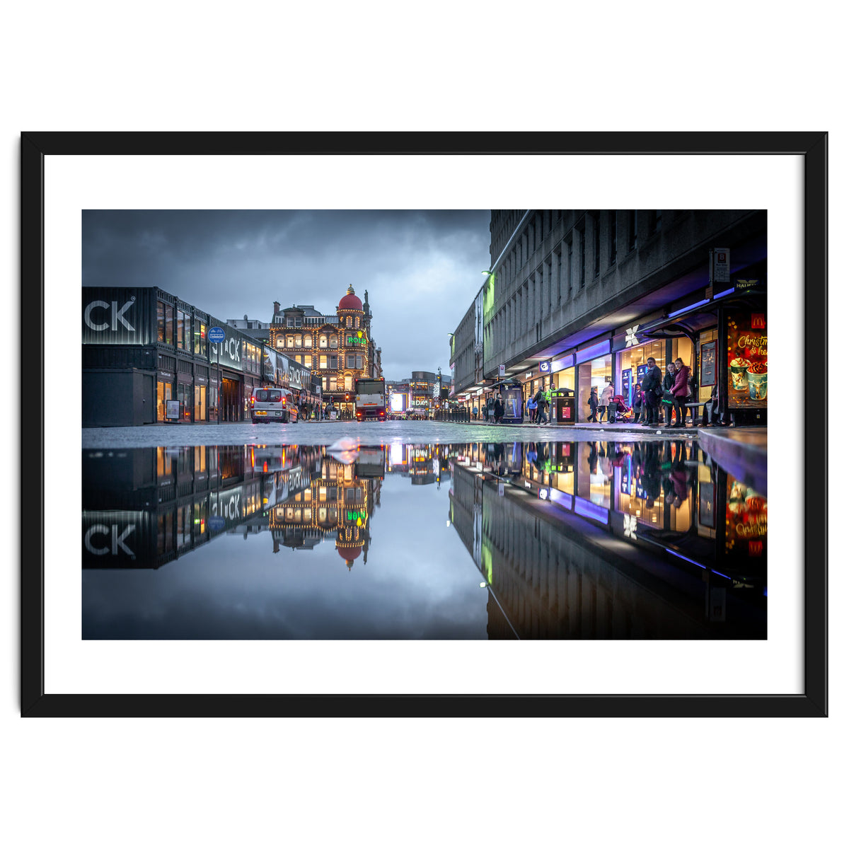 City reflection Newcastle upon tyne