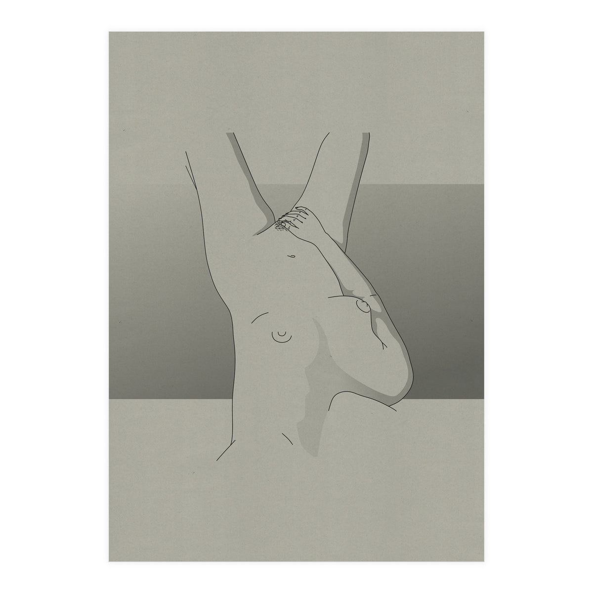 Reclined Nude II (Print Only)