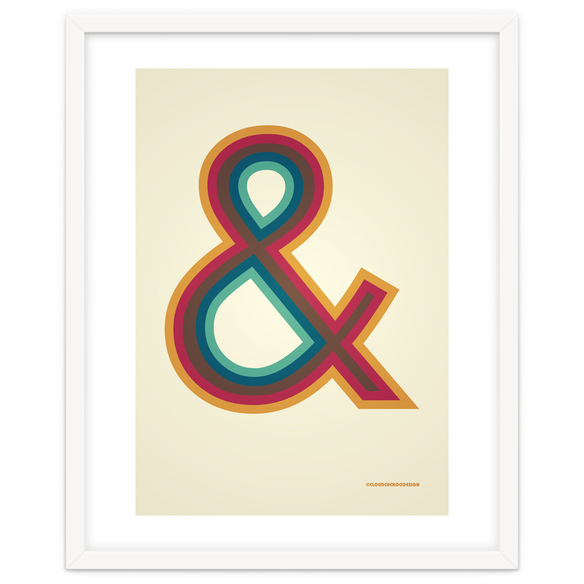 1970s Retro Ampersand