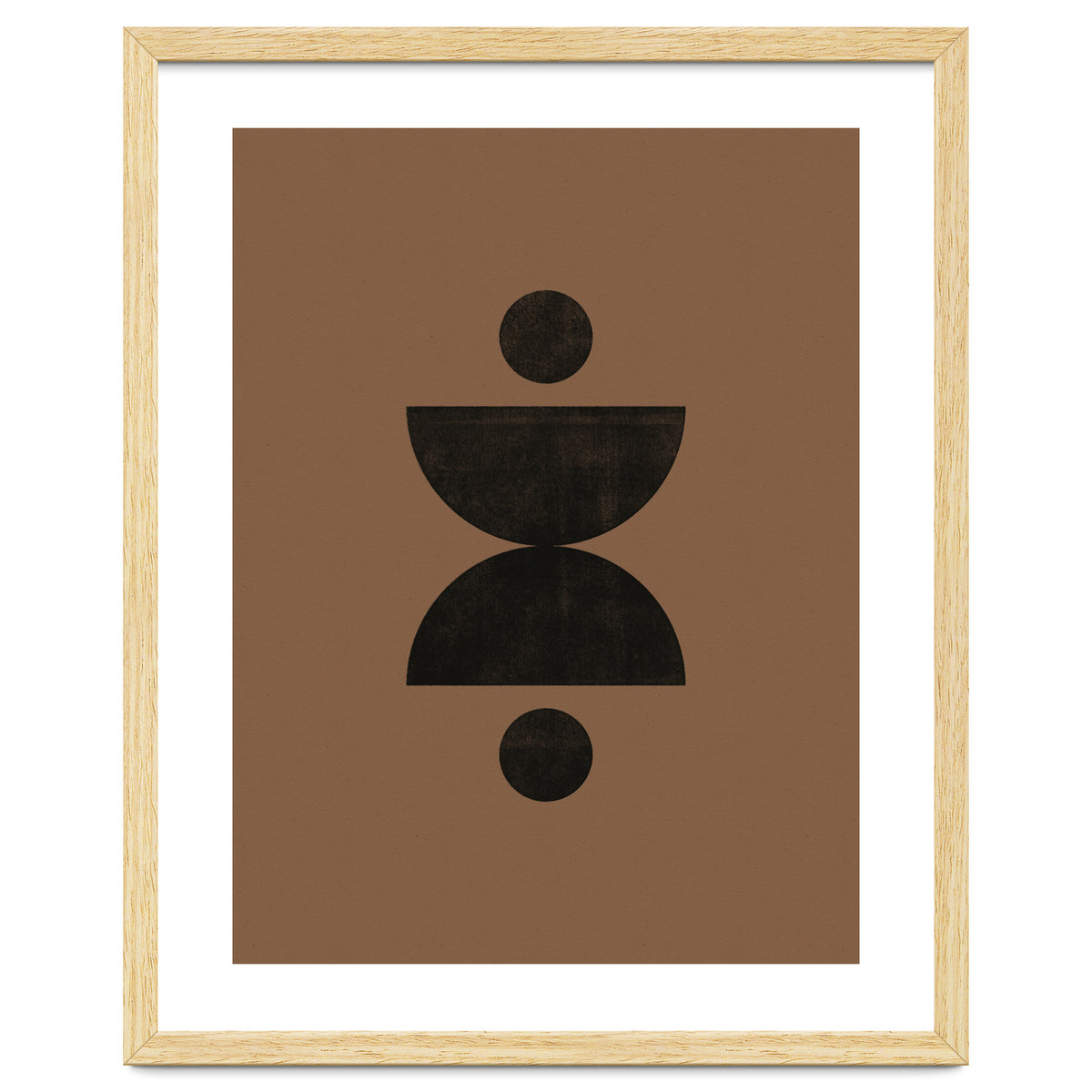 Mid-Century Modern No.27 - Woodblock Print
