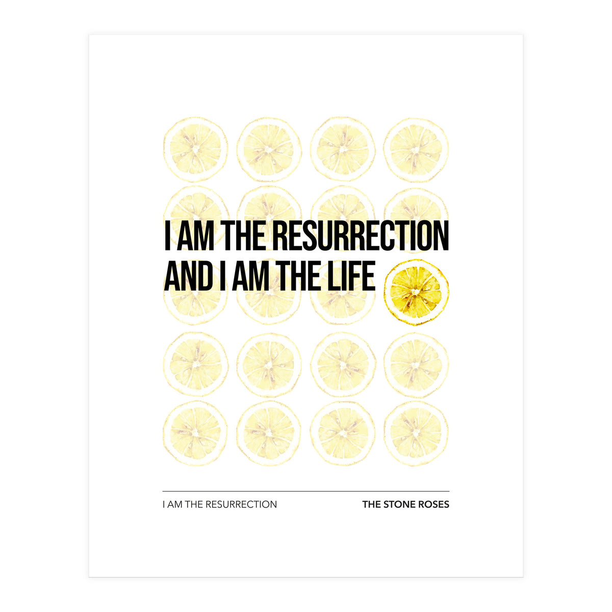 The Stone Roses - I Am The Resurrection (Print Only)