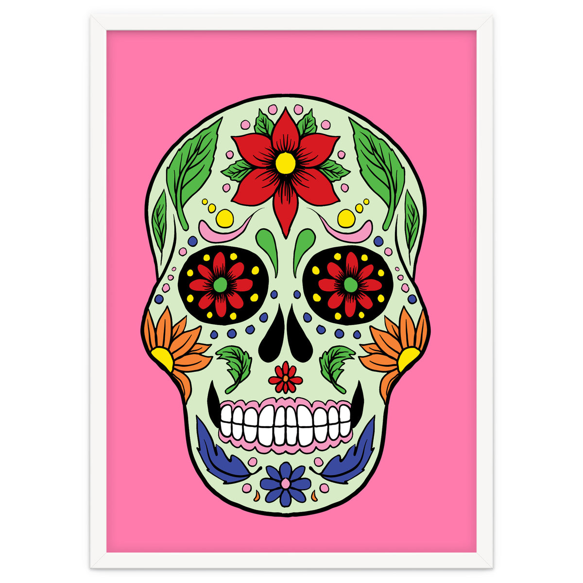 Colorful Skull I