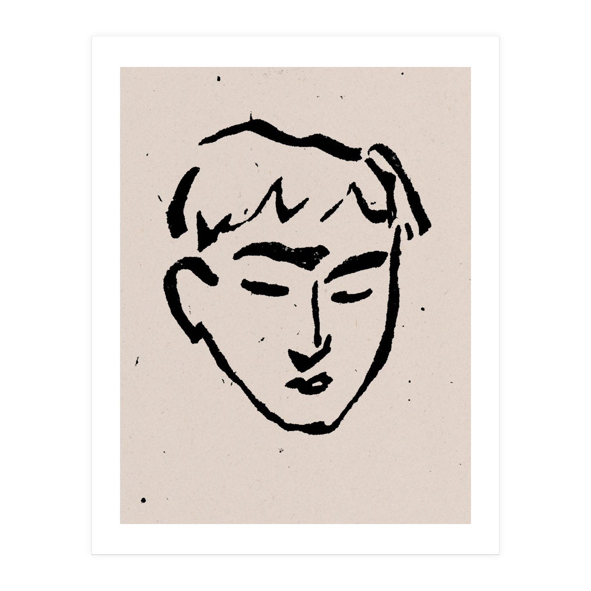 Man, study (Print Only)