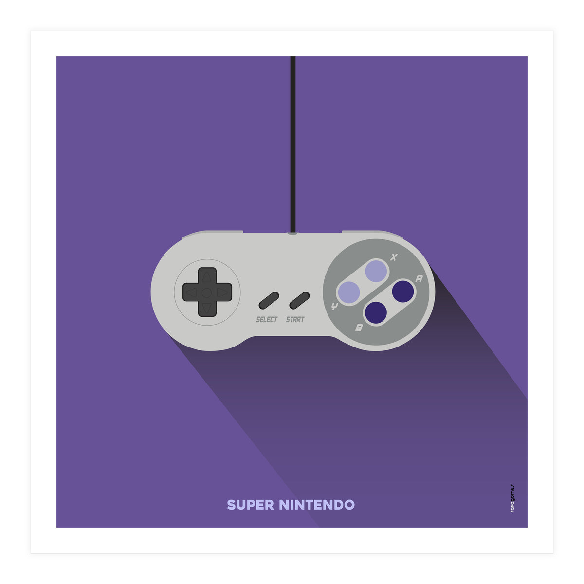 Joystick Videogames Super Nintendo (Print Only)