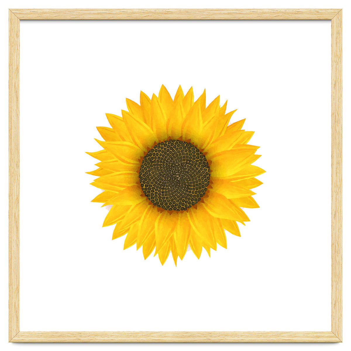 Watercolor Sunflower