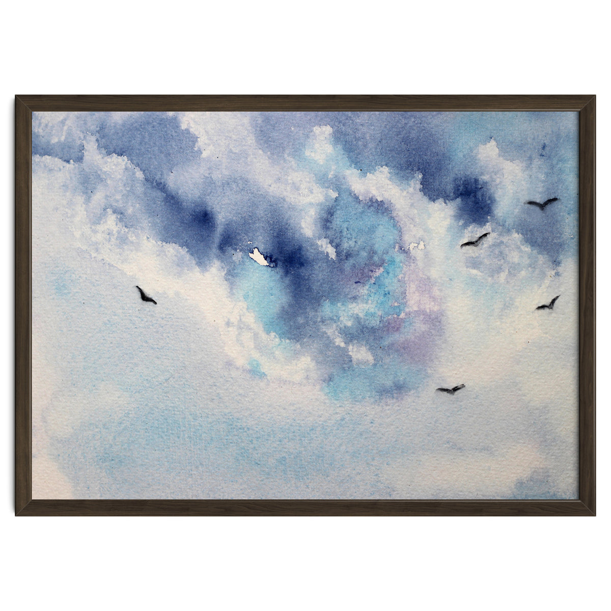 Dramatic sky || watercolor