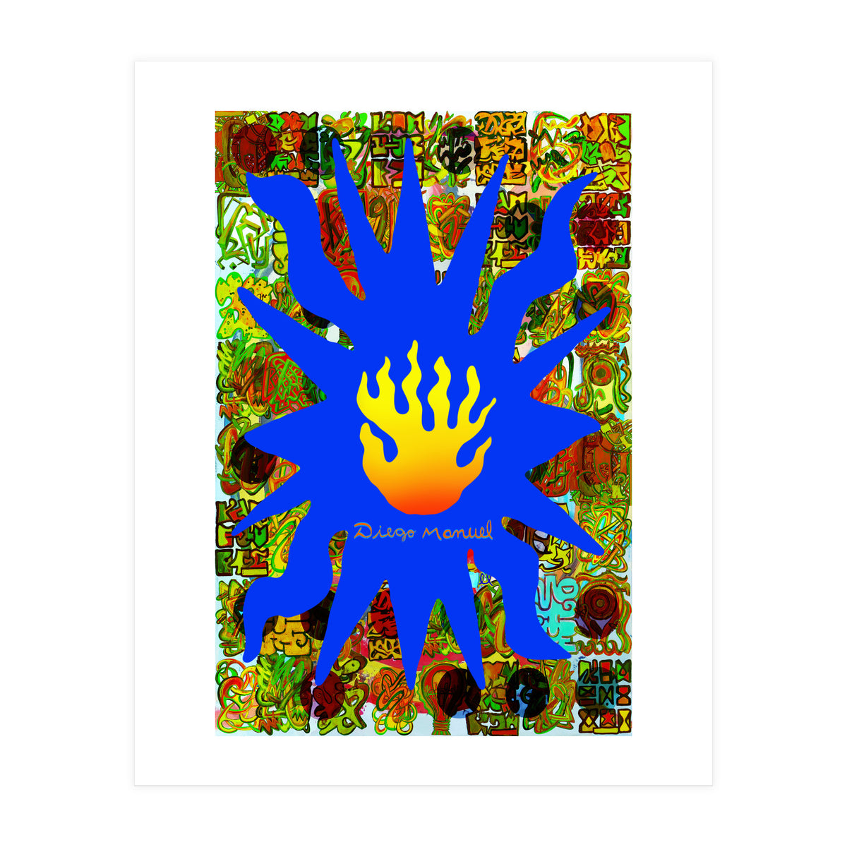 Fuego Y Graffiti 54 (Print Only)