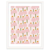 Pastel Pink Flower Pattern