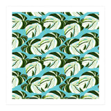Summer Variegated Monstera | Rainforest Jungle botanical Plants Illustration | Boho Tropical Nature (Print Only) thumbnail