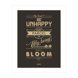 My Being Is In Full Bloom - Rumi Quote Typography (Print Only) thumbnail