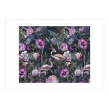 Flamingos Dark Jungle 2 (Print Only) thumbnail