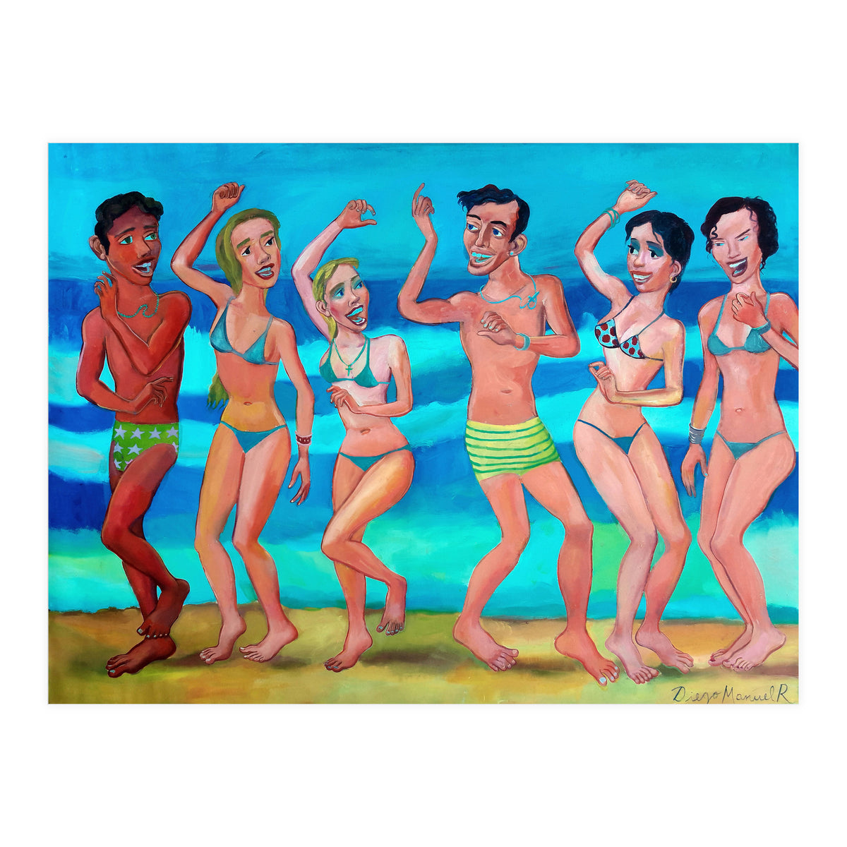 Punta Mogotes Beach (Print Only)