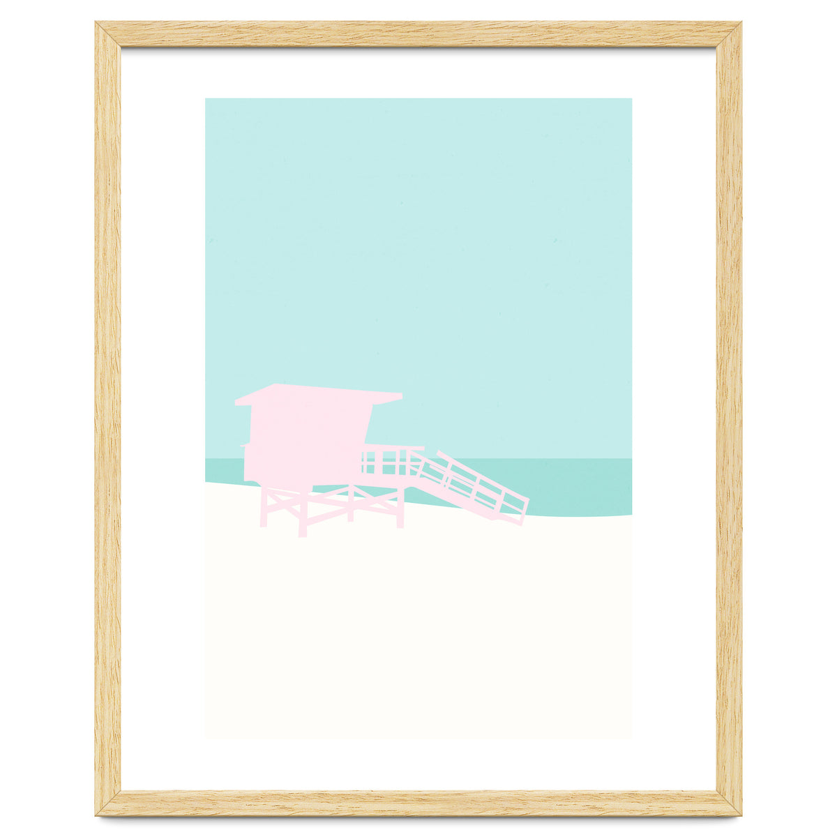 Minimal Lifeguard Tower - Turquoise Coast