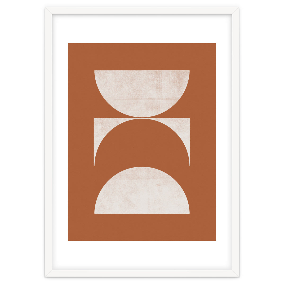 Mid-Century Modern No.21 - Woodblock Print